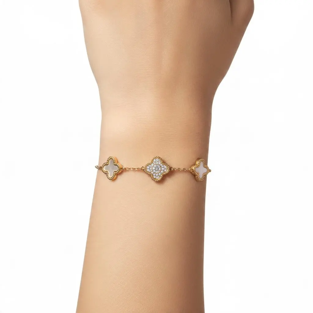 White Clover Bracelet
